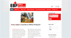 Desktop Screenshot of ebfofficeproducts.com